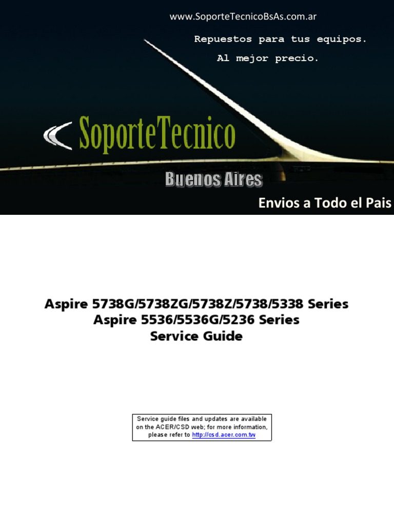 Service Manual -Acer-Aspire-5738G-5738ZG-5738Z-5738-5338-5536-5536G-5236 |  Computer Keyboard | Advanced Micro Devices