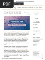 Cleaning Dirty Data With Pandas & Python - DevelopIntelligence Blog PDF