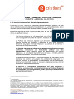 Informe Sobre La Apertura y Acceso A Lugares de Culto Durante La Epidemia Del Covid19 PDF