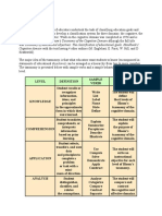 Blooms taxonomy