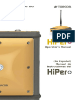 PRECISION GPS+ - HiPer+ HiPer. Operator S Manual. (En Español) Manual de Instrucciones Del. HiPer-1