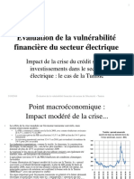 P116216 - Tunisia - Impact of The Credit Crisis On Investments (FR) - Pariente-David