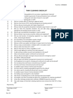 5468-Tank Cleaning Checklist