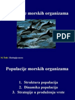Populacije Morskih Organizama