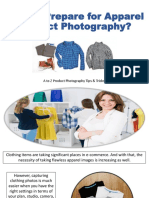 How To Prepare For Apparel Product Photography