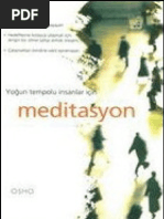 Yoğun Tempolu İnsanlar İçin Meditasyon - Osho PDF