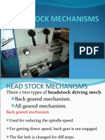 Headstock Mechanism