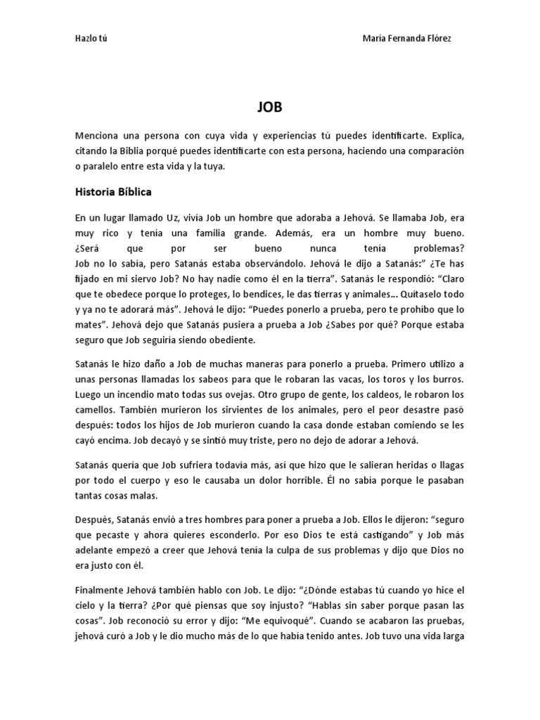 Identificación con Job en el sufrimiento | PDF | Libro de trabajo | Dios