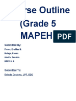 Course Outline in MAPEH 5