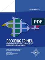 Decoding Crimea.: Pinpointing The Influence Strategies of Modern Information Warfare