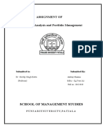 Security Analysis and Portfolio Management