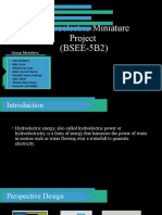 Hydroelectric Miniature Project 