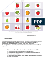 Vocabulario Frutas 1