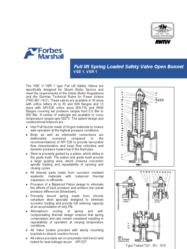 Full Lift Spring Loaded Open | PDF | Technology & Engineering