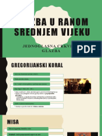 Glazba U Ranom Srednjem Vijeku