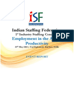 ISF Program Report 1st Industry Staffing Conclave 2018 PDF