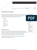 Teacher Quick Guide - MoodleDocs