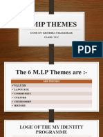 6 Mip Themes: Done By-Krithika Umasankar Class - Vi-C