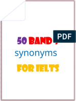 50 Band 9 Synonyms For Ielts