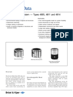 Product Data: Vibration Exciter System - Types 4805, 4811 and 4814