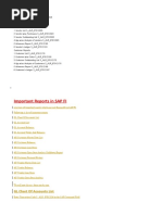 Important Reports in SAP FI: GL Chart of Accounts List