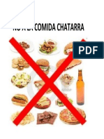 No A La Comida Chatarra