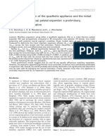 A Clinical Comparison of The Quadhelix Appliance and The Nickel Titanium Palatal Expander.