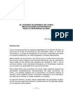 El ascenso económico de China: implicaciones estratégicas