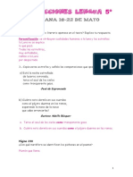 Correcciones Lengua 5º: Semana 18-22 de Mayo