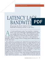 Bandwidth Lags Latency PDF