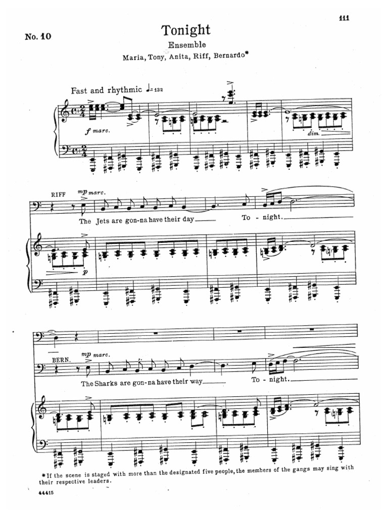 Tonight Quintet - West Side Story-2 PDF | PDF