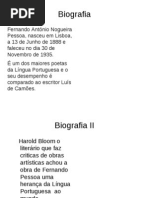 Apresentação Fernando Pessoa