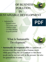 Role of Business Corporation IN Sustainable Development