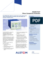 Micom P547 Phase Comparison Protection
