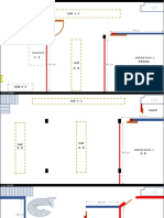 Office floor plan dimensions and staff counts