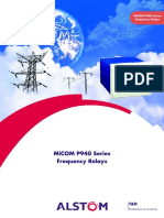 Micom P940 Series Frequency Relays