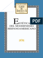 Estética Del Modernismo Hispanoamericano - Miguel Gomes