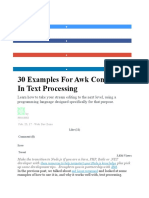 30 Examples For Awk Command In Text Processing