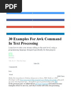 30 Examples For Awk Command in Text Processing