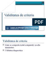 Validitatea de Criteriumada