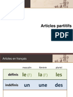 Articles Partitifs