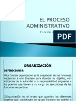 Función Organización