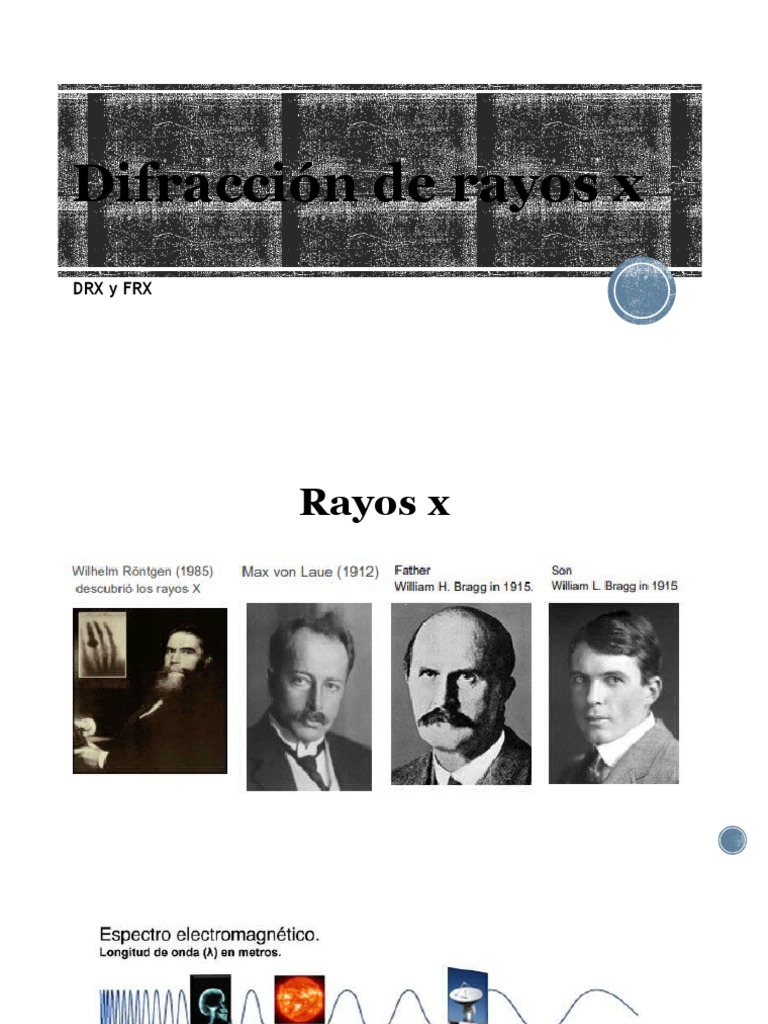 Tecnicas de Rayos X | PDF | Cristalografía de rayos X | Rayo X