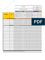 Formato Matriz de Equipos de Protección Personal