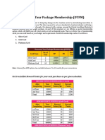 Domestic Tour Package Membership (DTPM) : 1. Silver Card 2. Gold Card 3. Platinum Card