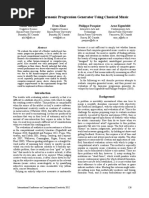 Validation of Harmonic Progression Generator Using Classical Music