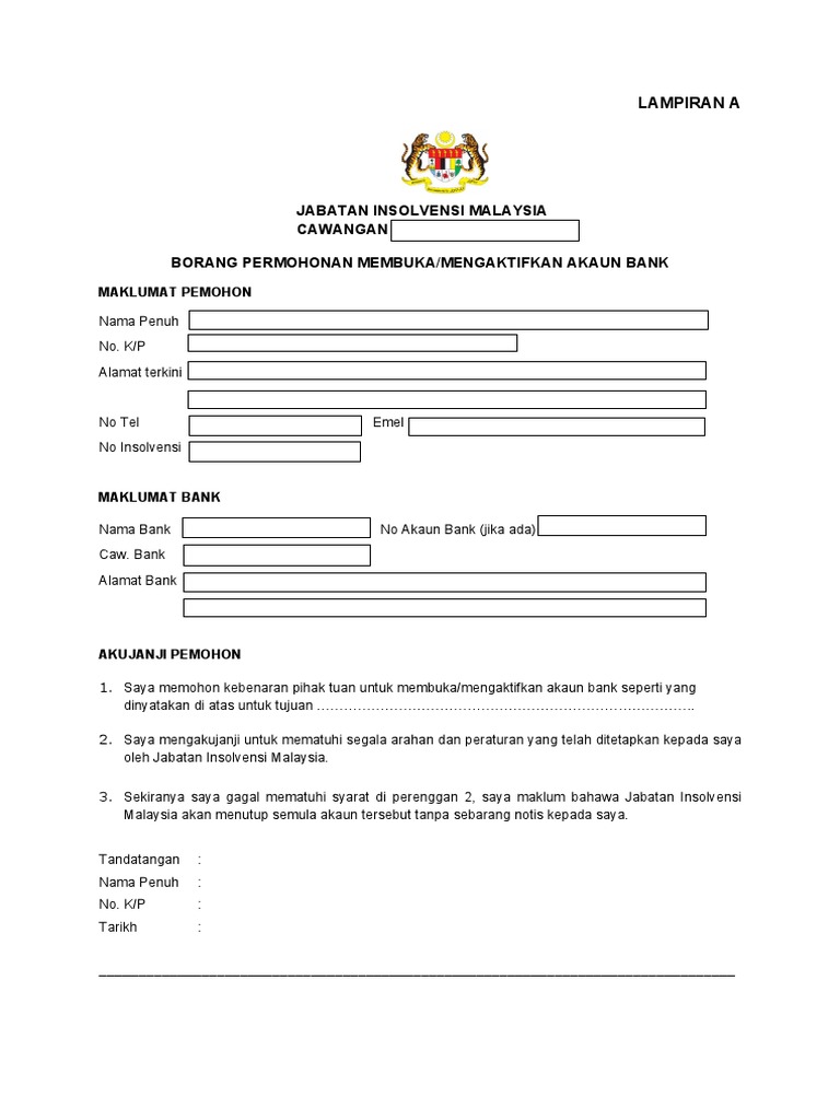 Borang Buka Akaun Pkp Pdf