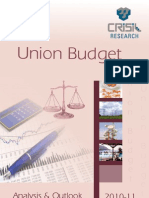 U Union B Dget: Analysis & Outlook 2010-11