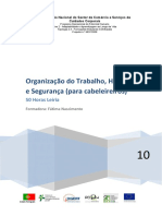 Organização, Higiene e Segurança para Cabeleireiros