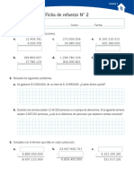 Ficha 1 de Refuerzo 5°